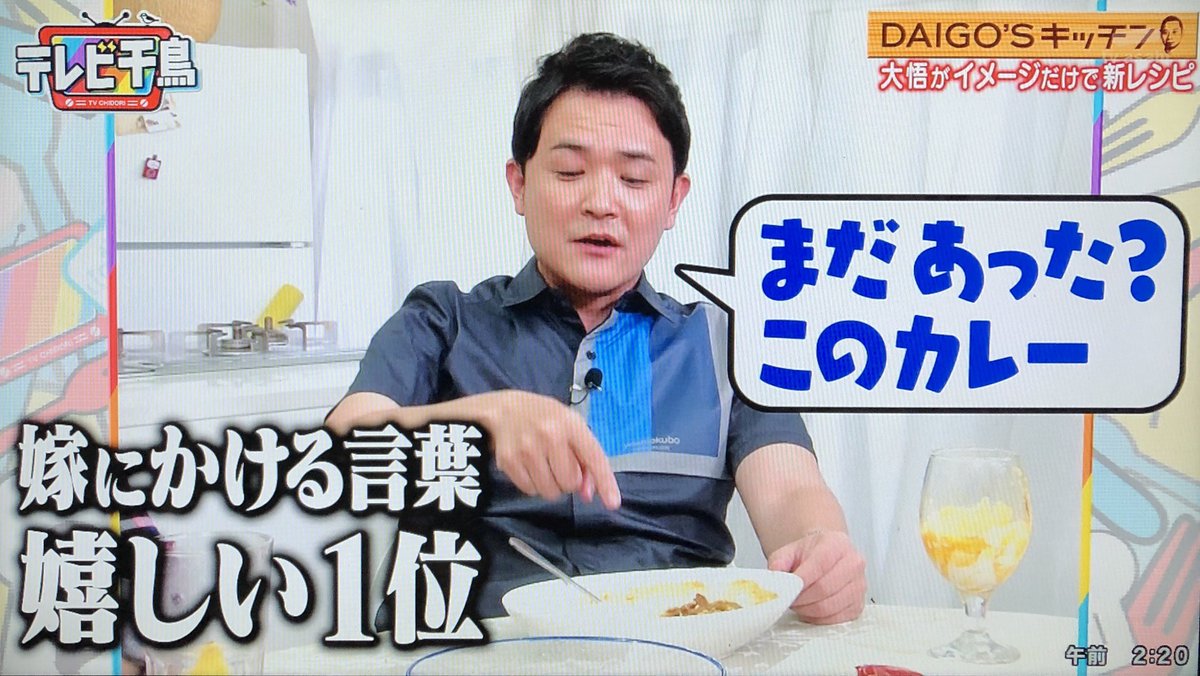 カネヤン テレビ千鳥のdaigo Sキッチンの面白さは異常 笑 テレビ千鳥 ２代目もこみち