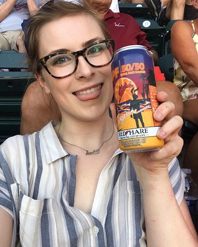 Another Braves game, another <a href="/redharebrewing/">Red Hare Brewing</a> 50/50 Tangerine! Thanks to <a href="/gdsassociates/">GDS Associates, Inc.</a> for the tickets. ♥️ If my company is going to provide the tickets, it only makes sense to support the brewery down the street. ♥️ Drink local!
GO BRAVOS! Down with the… ift.tt/2KWk8CY