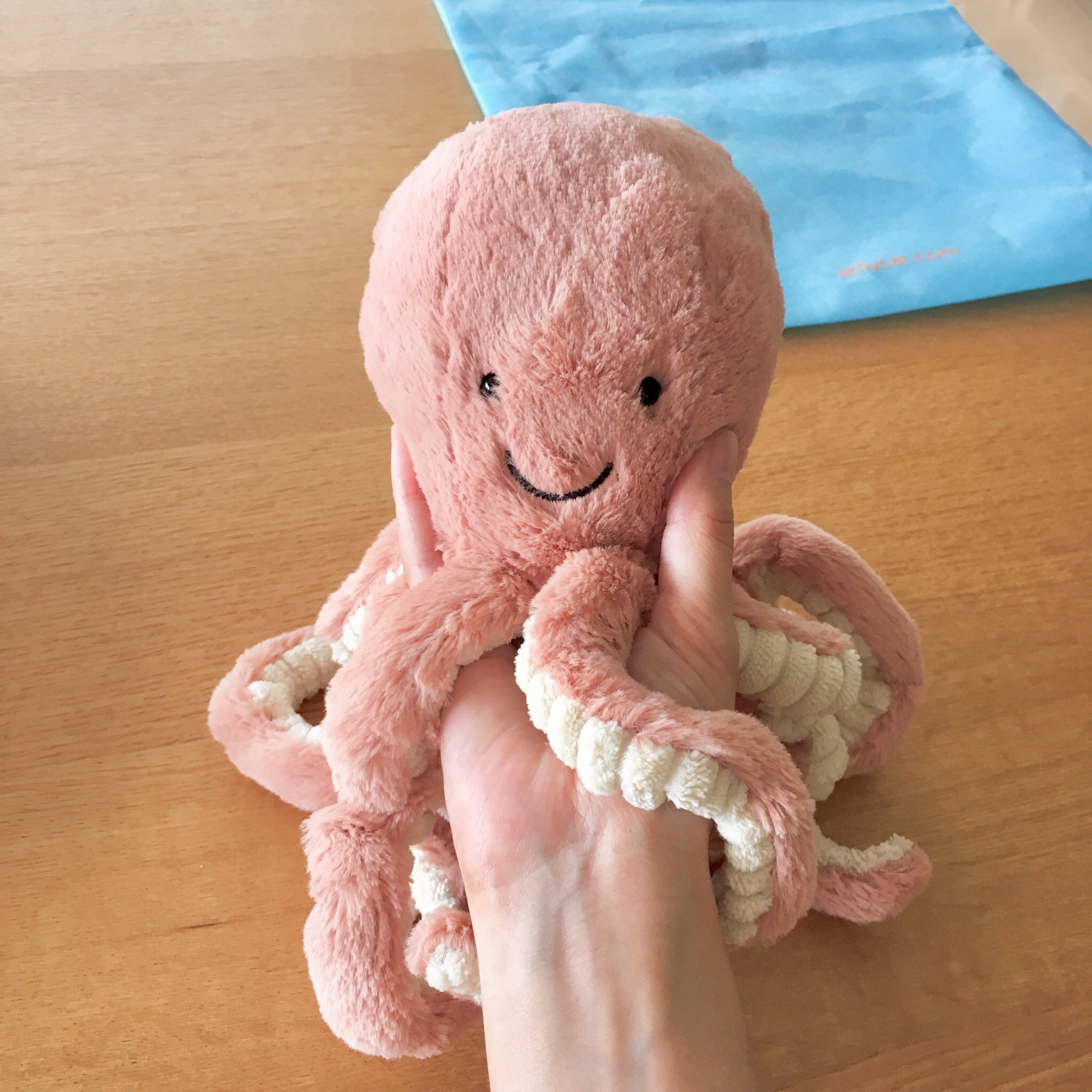 保証書付】 セール中 JELLYCAT タコ ぬいぐるみ S 23cm