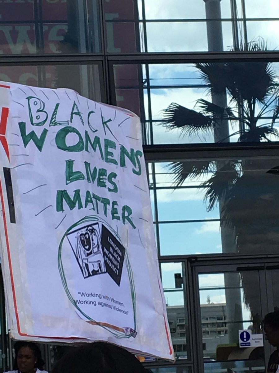 @LBWPWomen next protest Mon 15th July 7pm @ Stratford Old Town Hall, 29 Broadway, London E15 4BQ What has happened in Newham is happening all over the country! 'by and for' services for Black n Minoritised women are disappearing #whywerise now! #WomenSayNoMore #BlackWomynsVoices