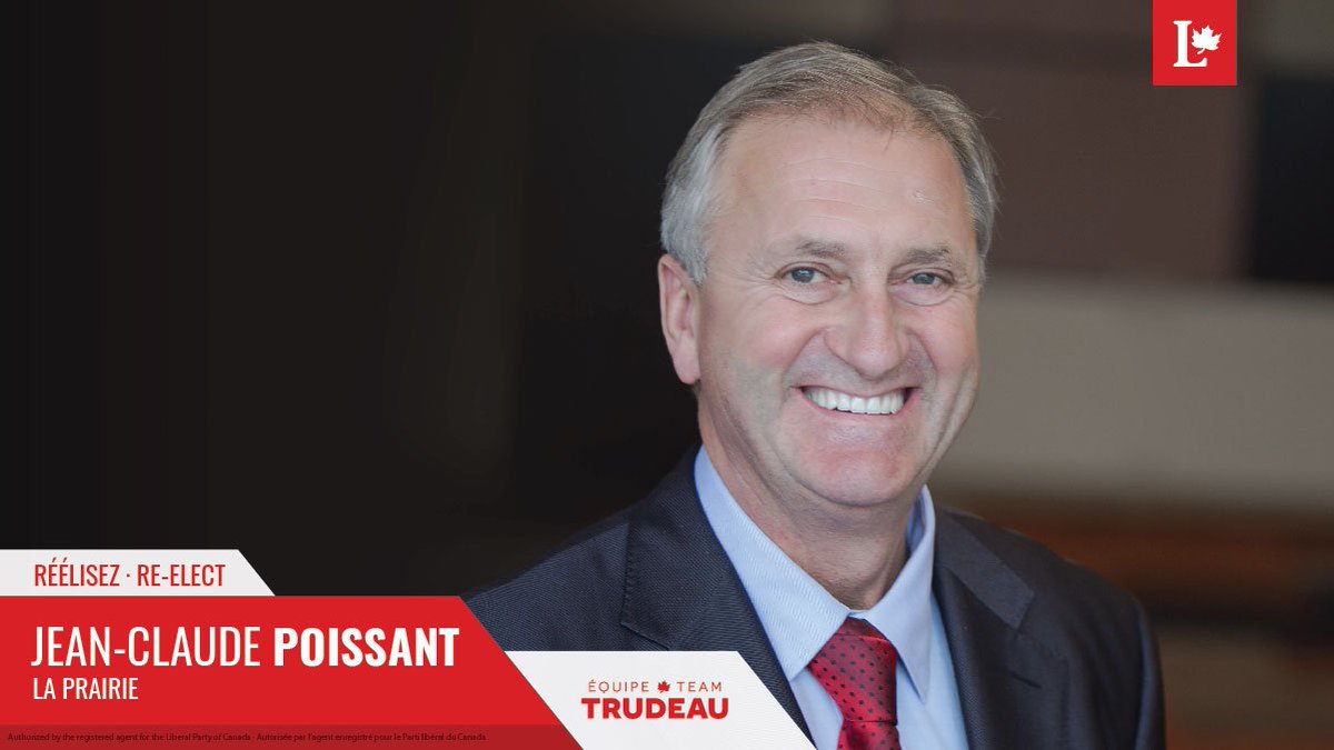 liberal_party's tweet photo. Congratulations, @PLCLaPrairieJCP  – our #TeamTrudeau 2019 candidate for La Prairie! #cdnpoli https://t.co/nygd3JWpdm