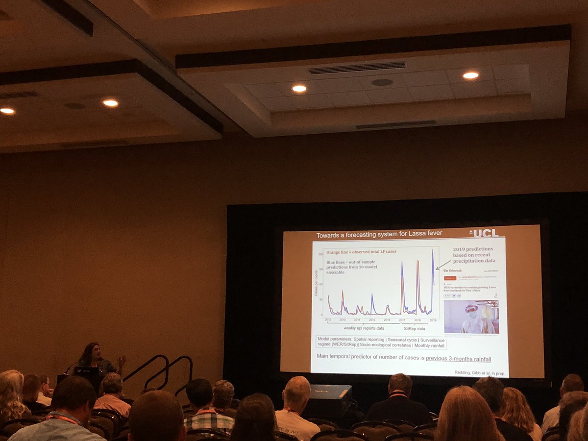 BioHook85's tweet photo. @ProfKateJones closing out an amazing week of #mammal science at #asm100! Using remote sensing data to predict outbreak intensity of zoonotic disease! 😱😱😱 Can’t wait for #asm101 in Boulder next year! @MammalMeetings @MammalMeetings https://t.co/LDZuftPQeZ