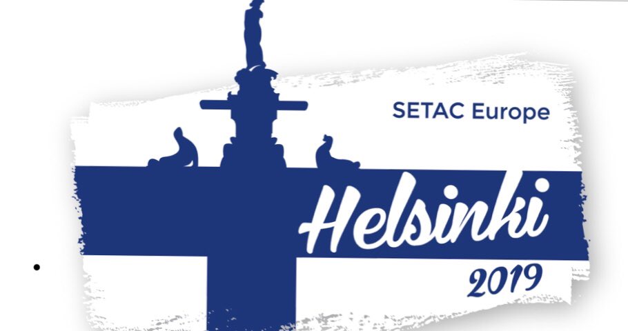 DrMichelleBloor's tweet photo. Check out the #SETACHelsinki 🇫🇮 compilation 🎥. Can you 👀 yourself? Helsinki received the highest feedback of any SETAC Europe meeting 😀. Well done everyone! Come & join the SETAC family & 👀 you at #SETACDublin 🇮🇪 in 2020. @SETAC_world 👇👇👇 https://t.co/369DbakODX https://t.co/4N6xQw2GDn