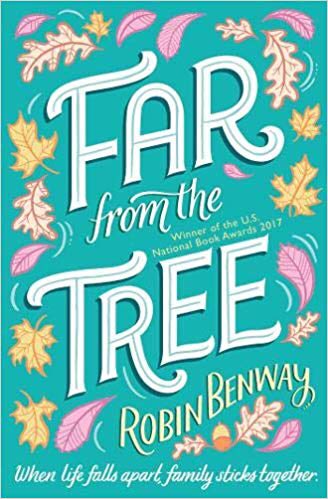 FAR FROM THE TREE BY ROBIN BENWAY↳ i have never cried at a book more than i did this one↳ about three biological siblings separated through adoption↳ maya is a lesbian↳ also has mexian representation