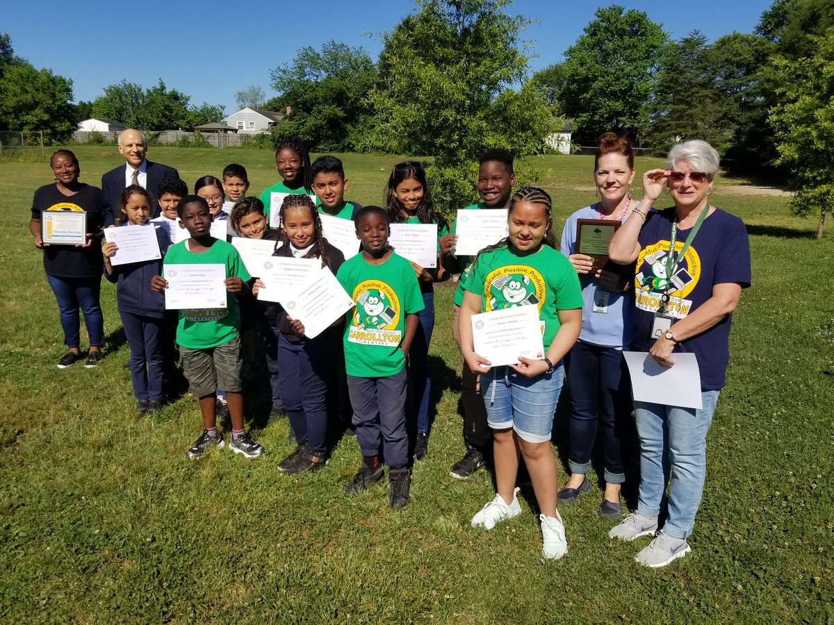 So proud that Carrollton has officially become a Green School!