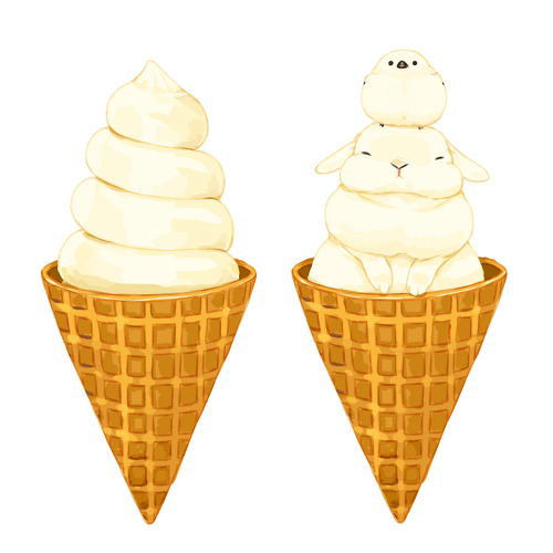 「ソフトクリームの日」のTwitter画像/イラスト(古い順))