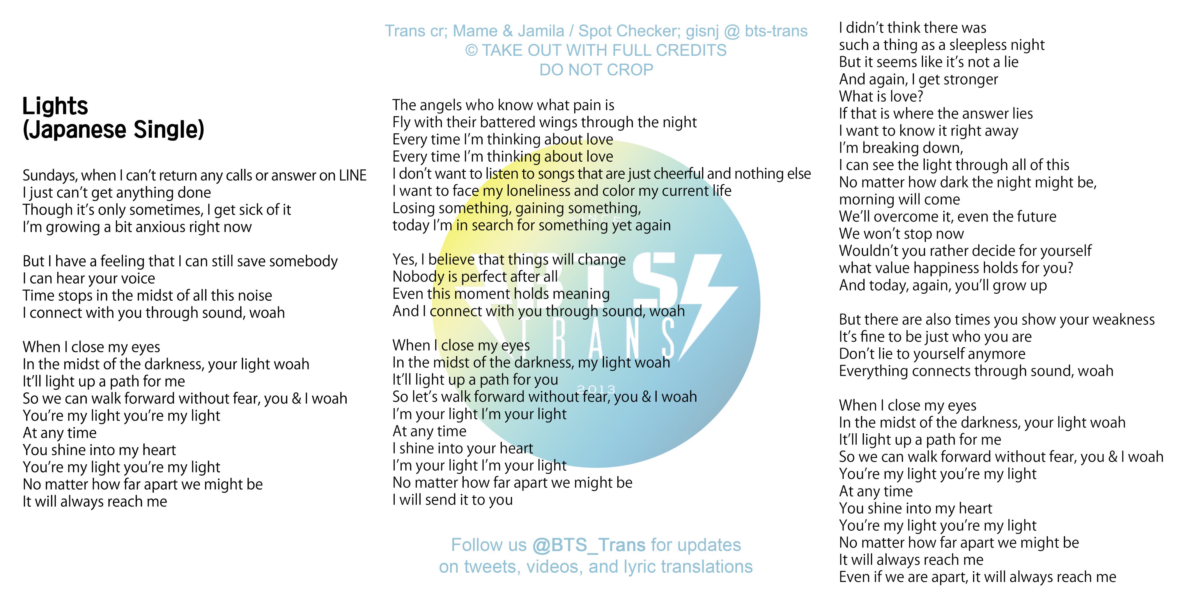 BTS - Worldwide 방탄소년단 - PARADISE lyrical translation ©SPOTLIGHTRM  √EngrSeoltang