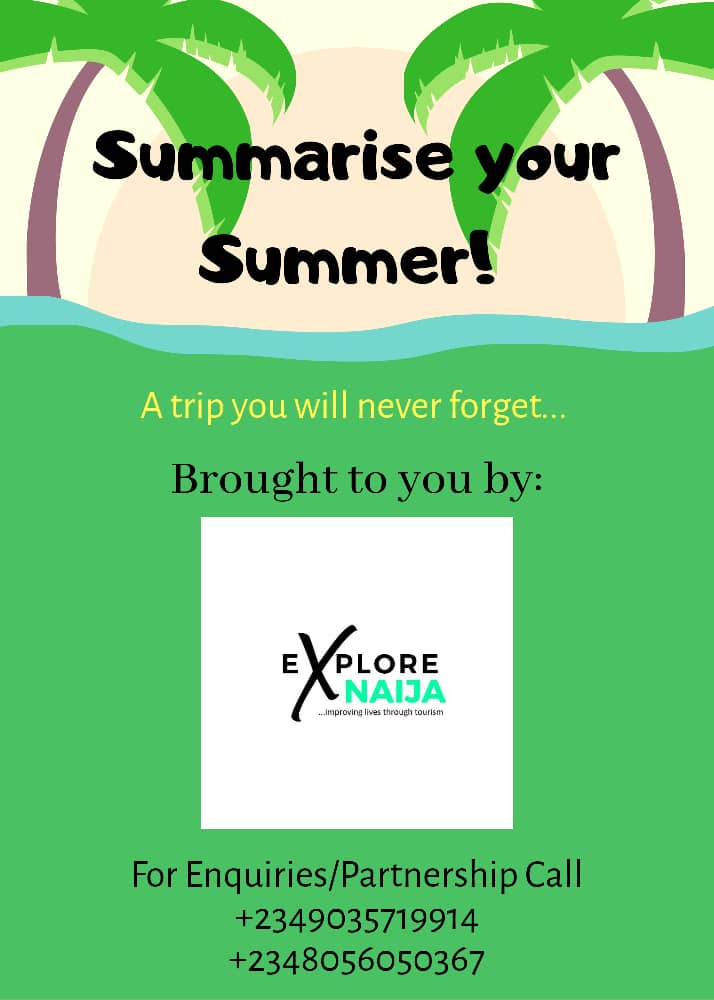 freezle_'s tweet photo. #Summarise your #Summer 
Join the @NaijaExplore team as we hit the road.
Lets discover new places for leisure and recreation in #Nigeria

#ExploreNaija #TourismDevelopment 
#ImprovingLifesThroughTourism https://t.co/8XTuESMqUh