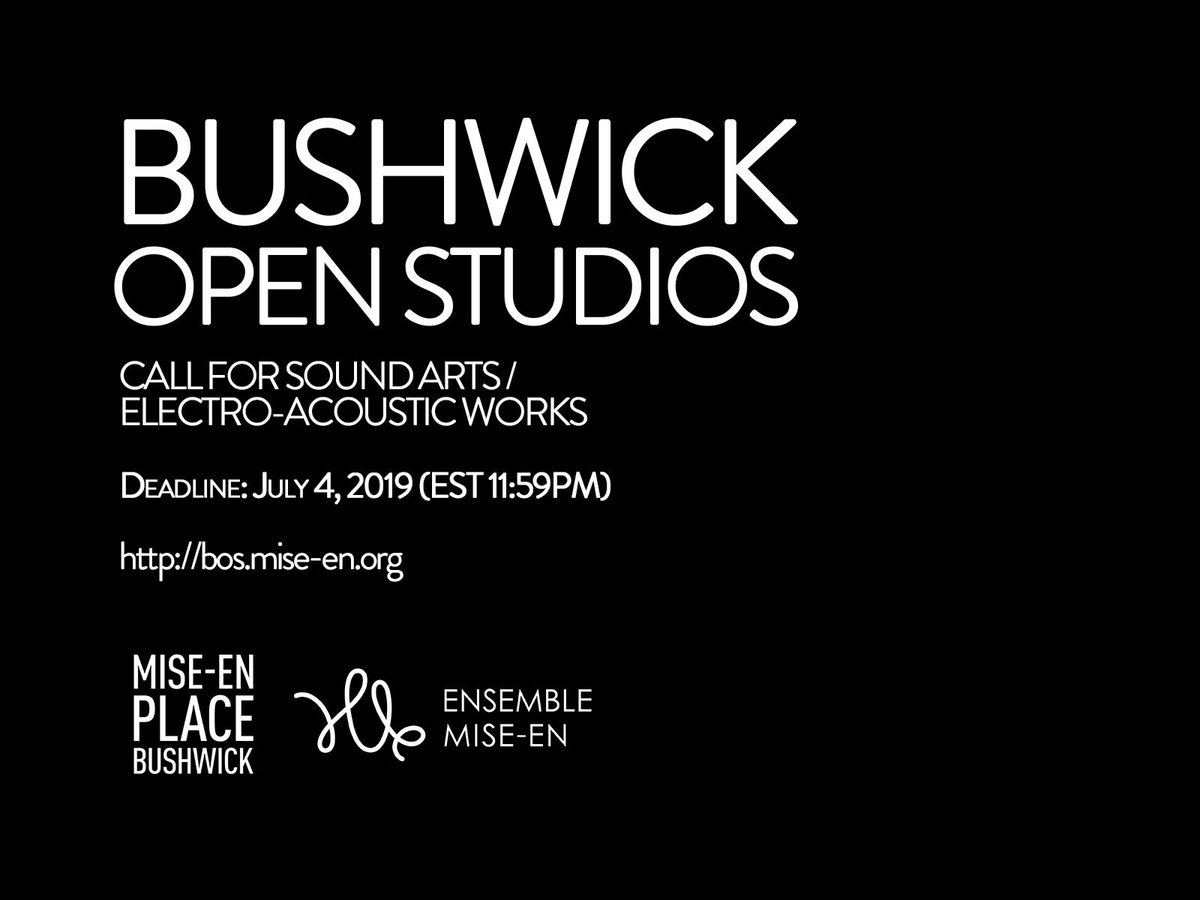 OPEN CALL | BOS 2019 Application deadline ends on Thursday! (July 4, 2019) - mailchi.mp/mise-en/open-c…