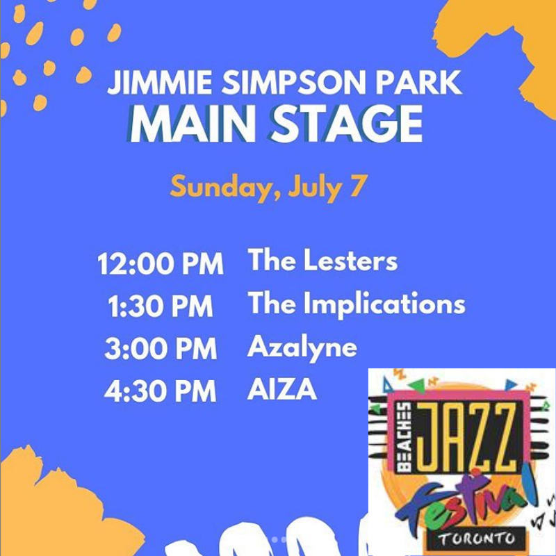 We can't wait to see you at the Sounds of Leslieville & Riverside, kicking off the Beaches Jazz Fest! We play the MAIN STAGE on Sunday at Noon! #beachesjazzfestival #beachesjazzfest #beachesjazz #beachesjazz2019 #Leslieville #Riverside #thebeachtoronto #beachestoronto #freeshow