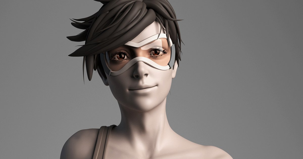 Tracer - Overwatch - ZBrushCentral