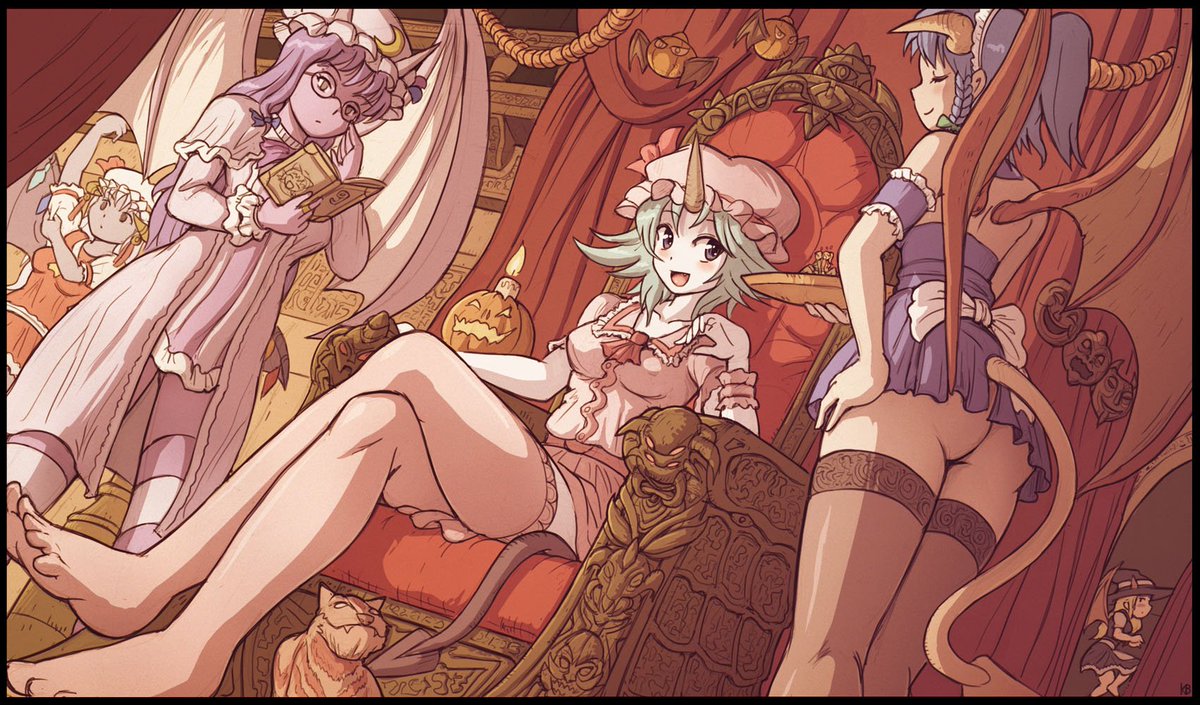 Touhou cosplay in Hell ^^