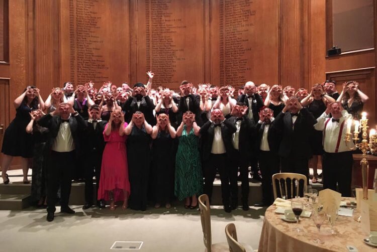 We  may not have made to the final this time but the support for our #Lionesses  has won the hearts of so many - here at #RICS all the guests at the #RICSMatrics 130th Anniversary Dinner were aware of all you have achieved and were sending you best wishes !! You are amazing 🙌