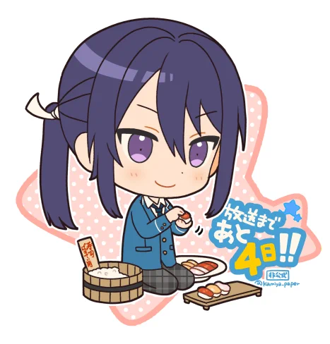 TVアニメあんさんぶるスターズ!放送まであと4日!寿司🍴 ファンアートです。 