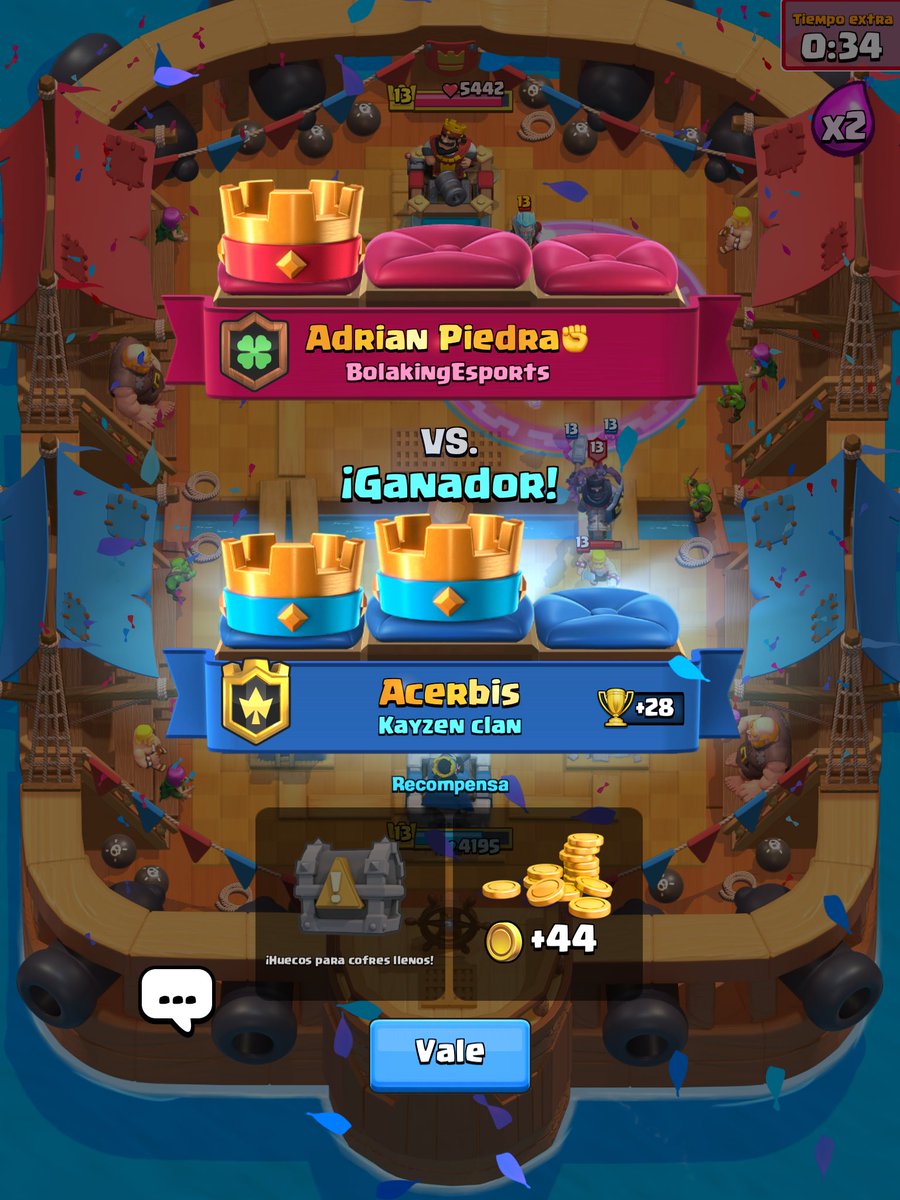 Yo: me voy a jugar una partida tranqui antes de estudiar
Supercell: not today
Gg <a href="/adrianpiedracr/">AdrianPiedra</a>