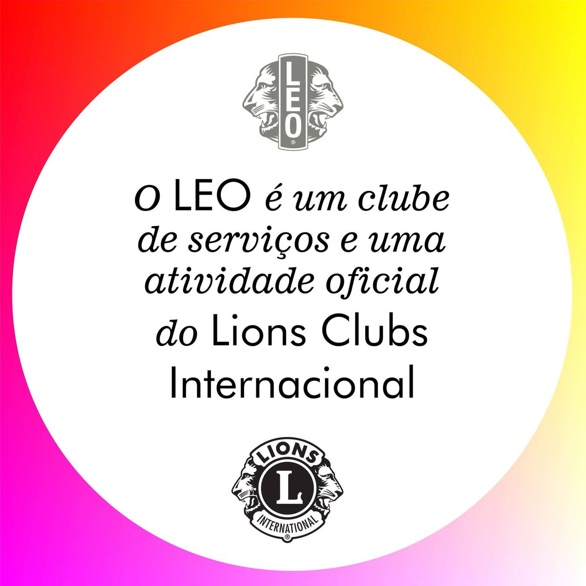 LEOClube_BG's tweet photo. QUEM É LEO? 
QUEM SÃO?
O QUE FAZEM?
ONDE VIVEM? https://t.co/vEKxuFQ5QH