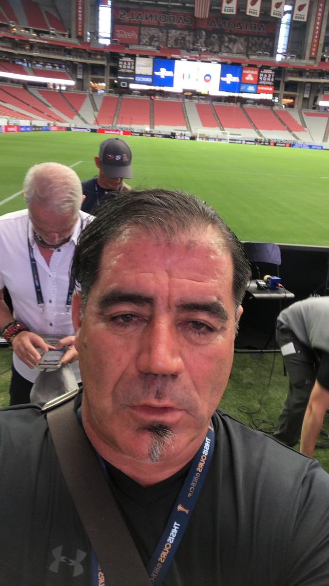 Alistándonos para la cobertura de #CopaOro2019 con estos cracks