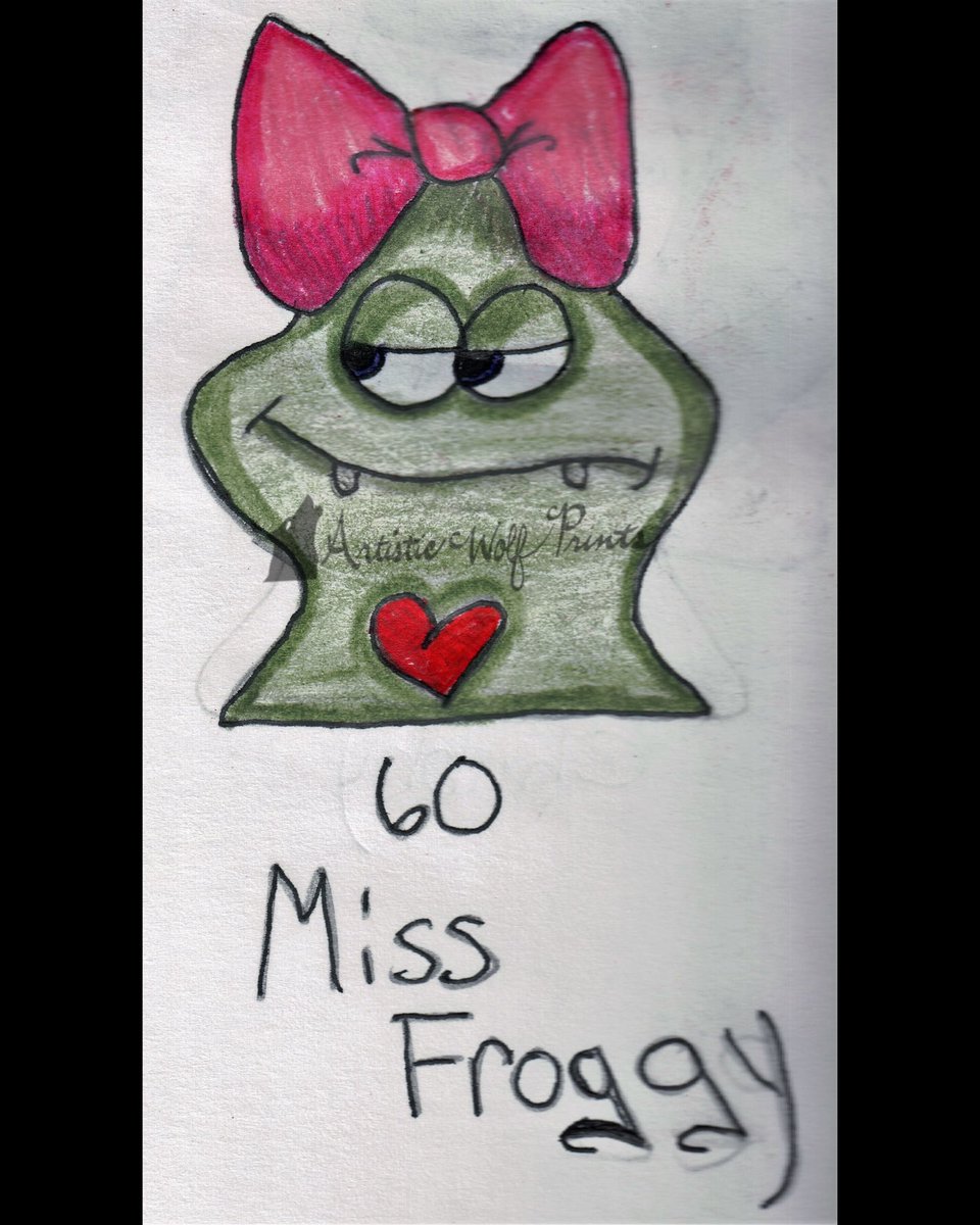 AWP_Art's tweet photo. Good evening my lovely friends!
.
Got another Crazy Bone, Miss Froggy!
.
#crazybones #sketch #gogoscrazybones #toys #crazybone #art #sketchbook #missfroggy https://t.co/AGMQmFN5Mk