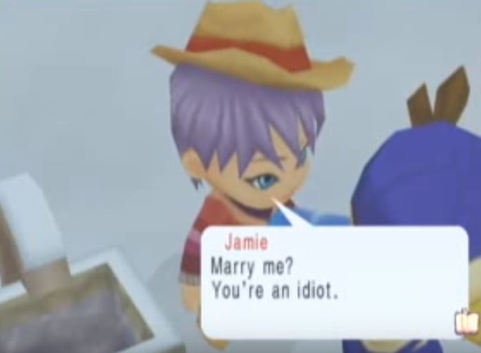 jamie by the way claims to hate you right up until the very second you get married because that would be losing and they never lose