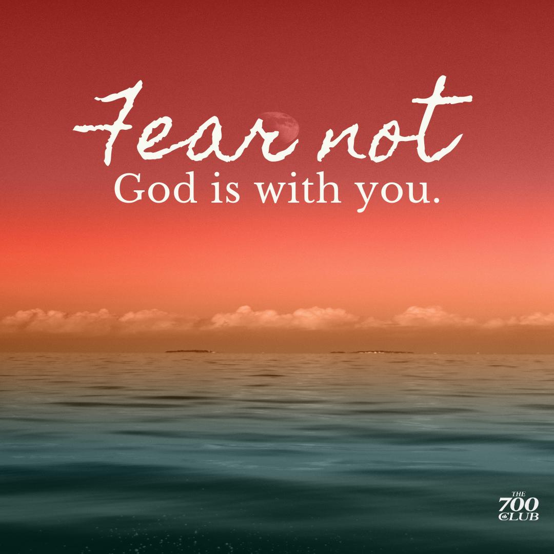 700club's tweet image. "Don’t be afraid, for I am with you. Don’t be discouraged, for I am your God. I will strengthen you and help you. I will hold you up with my victorious right hand." Isaiah 41:10