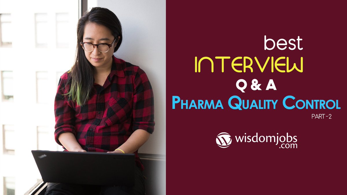 wisdom_jobs's tweet image. TOP 15 Pharma Quality Control Interview Questions and Answers 2019 Part-2 | Wisdom Jobs

youtube.com/watch?v=euBLKJ…

#PharmaQualityControl 
#interview 
#Questions
#QualityControl
#JobSearch 
#JobOpportunity 
#JobOpening 
#WednesdayWisdom 
#ENGvNZ
