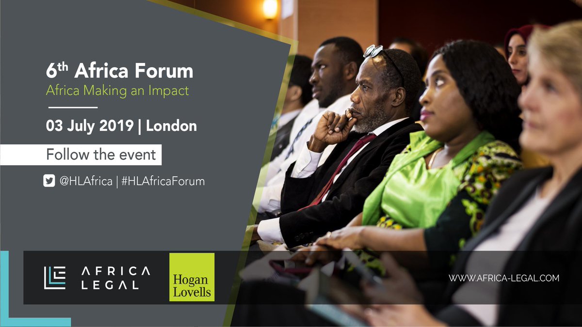 The Africa Legal team will be attending Hogan Lovells’ 6th Africa Forum. This year’s theme “Africa Making an Impact” looks to unpack how Africa can realise its growth potential. Follow the conversation on Twitter: #HLAfricaForum @HLAfrica