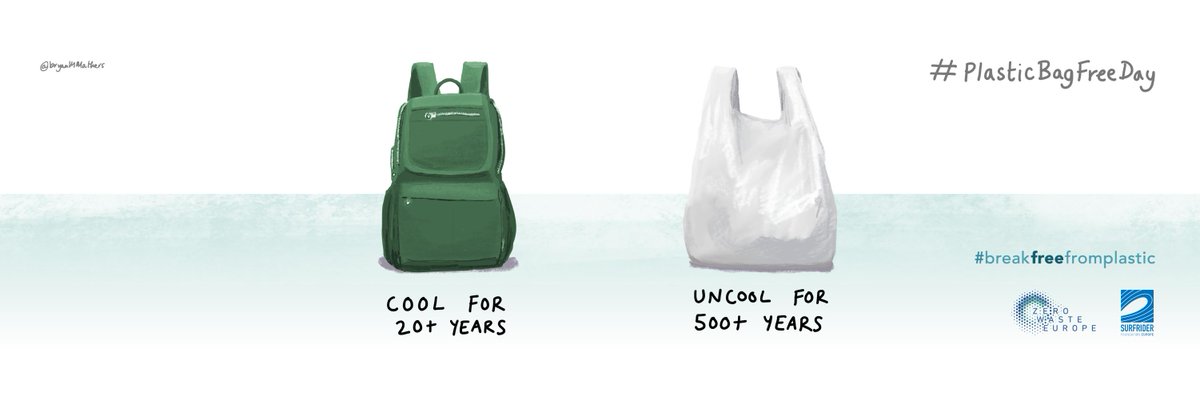 Today is the 10th edition of the international #PlasticBagFreeDay! 🥳
A great opportunity to refuse single-use bags and switch to your favourite reusable ones! 🎒
#noexcuseforsingleuse #PlasticFreeJuly #BreakFreeFromPlastic