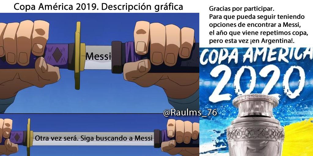 Raulms_76's tweet image. Messi #CopaAmerica