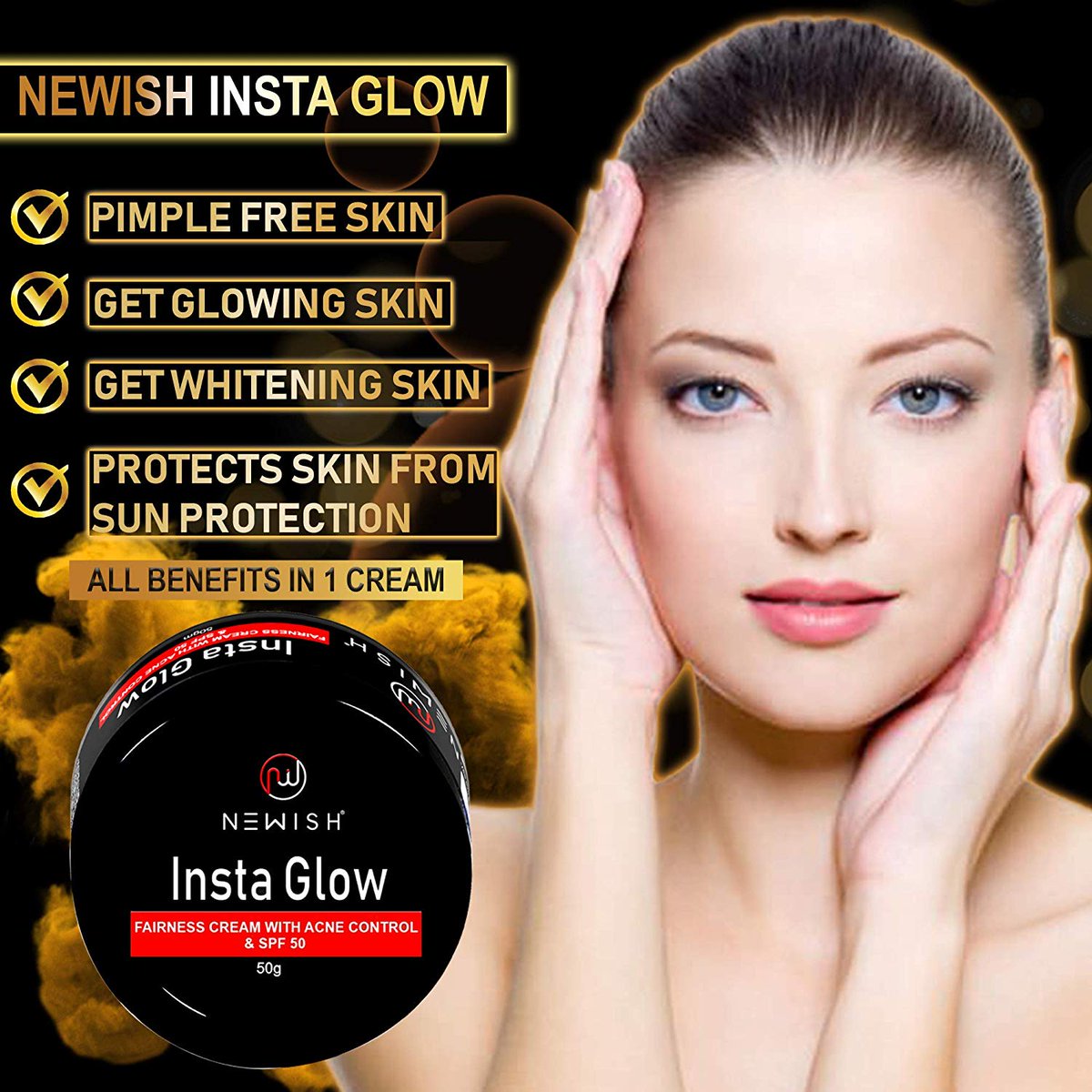 𝗡𝗲𝘄𝗶𝘀𝗵 𝗜𝗻𝘀𝘁𝗮 𝗚𝗹𝗼𝘄 𝗙𝗮𝗶𝗿𝗻𝗲𝘀𝘀 𝗖𝗿𝗲𝗮𝗺 𝗳𝗼𝗿 𝗙𝗮𝗰𝗲 . 

Buy Now : amzn.to/307eSjC

#instaglow #clearskin #instaglowskin #newish #beautiful #beauty  #skincare #skincaretips #makeup #darkskin #facecare #glow #like #natural #glowing #faceproducts