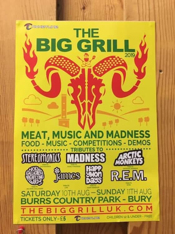 10th / 11th August.  The Big Grill Uk is returning to Burrs Country Park #meat #Music #madness