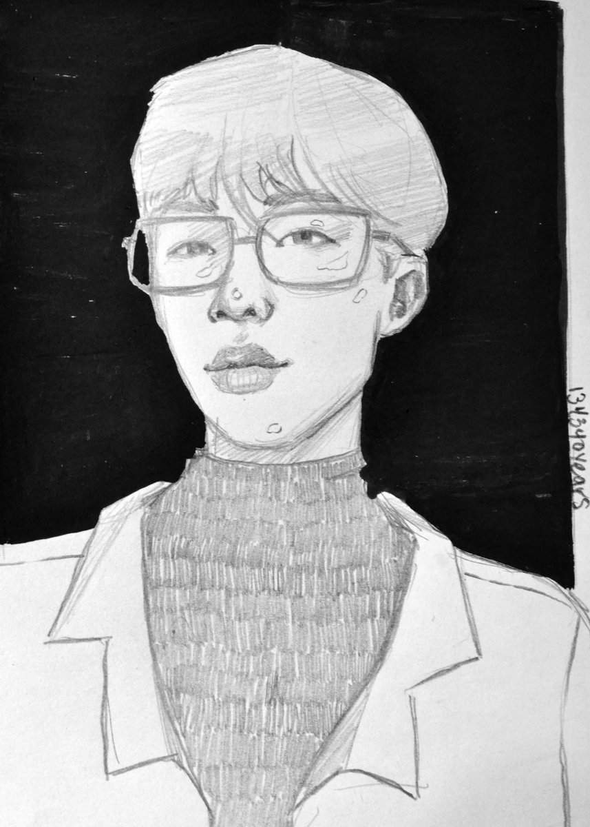 20190603 / day 154Namjoon.... he looks like someone else but i'm not gonna say who he resembles. quote this if you know.  #btsfanart  @BTS_twt