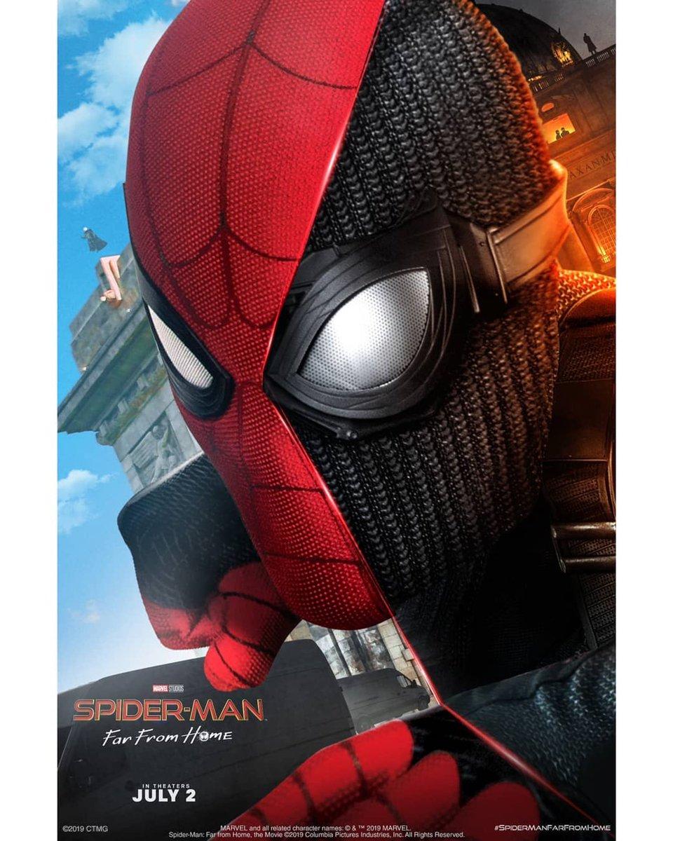 moviecheap's tweet photo. Fitting that @Bosslogic is a literal boss. #SpiderManFarFromHome, now in theaters. 🕷🎉 https://t.co/odN3TAYQss