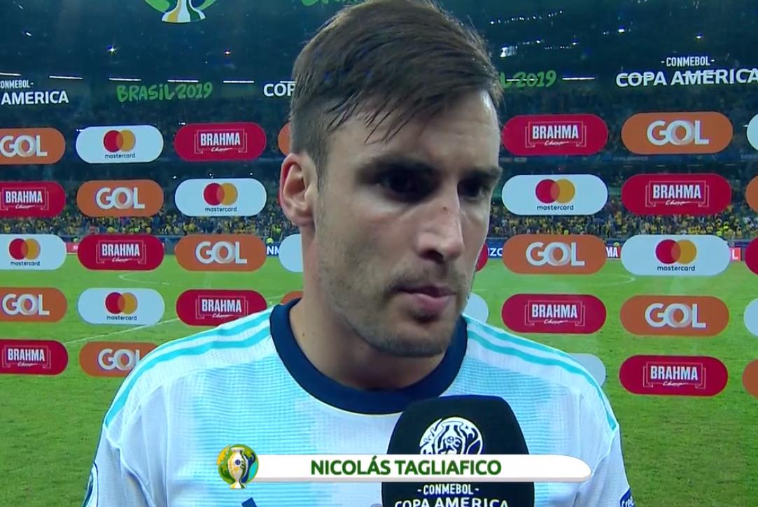 Tagliafico: "Creo que jugamos el mejor partido de la Copa América"