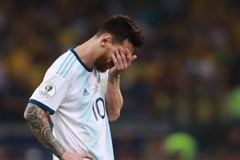 Messi in Copa America: 

5 games 
1 goal (penalty) 
0 assists

But yea its his teammates fault 😅😅