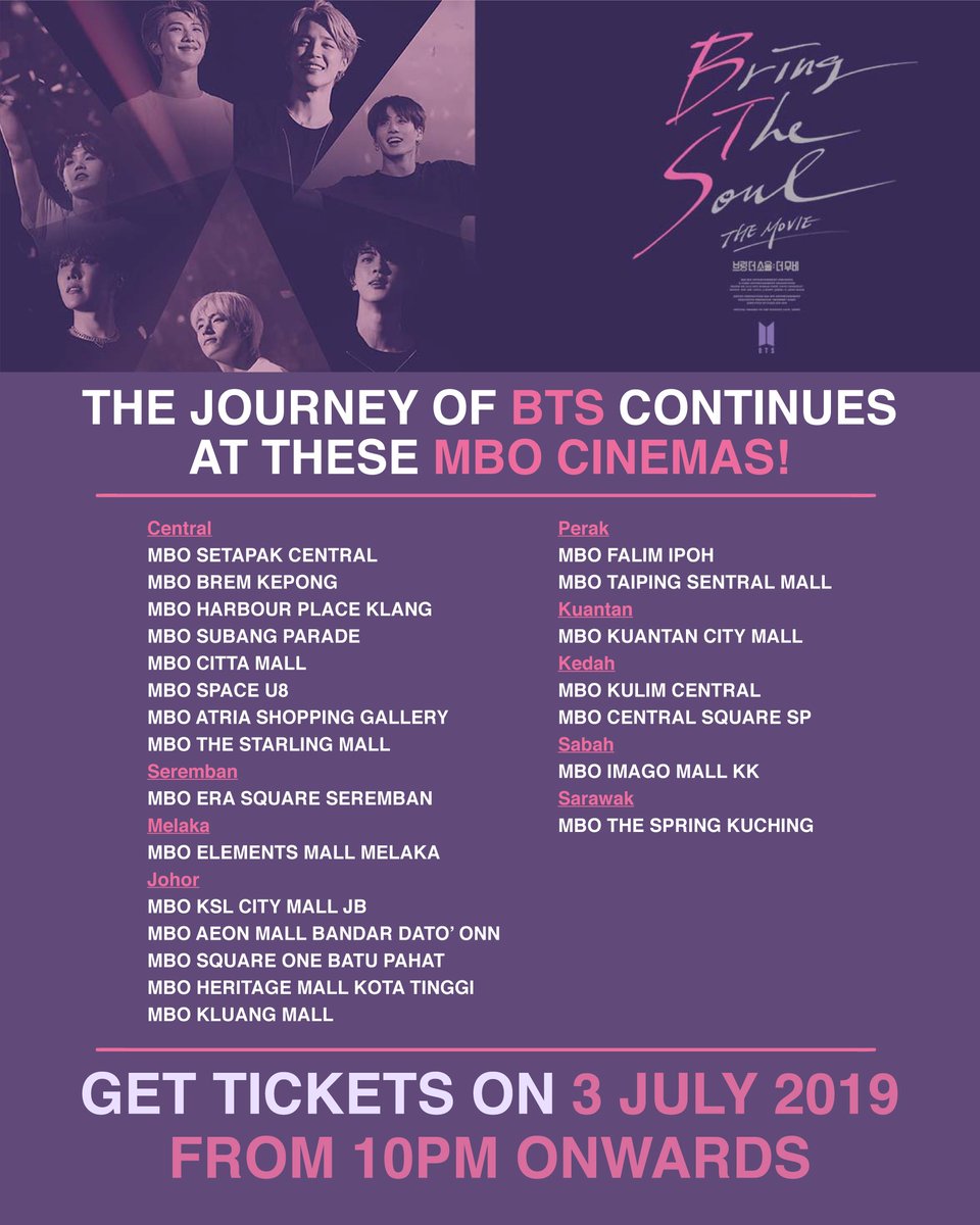Mbo Cinemas Twitterissa 3 3 Bringthesoul Themovie Tickets And Showtimes Open Tonight Get It On The Website Mobile App Or Counters Big Screen With Dolby Atmos Mbo Elements Mall Melaka Mbo Atria Shopping Gallery