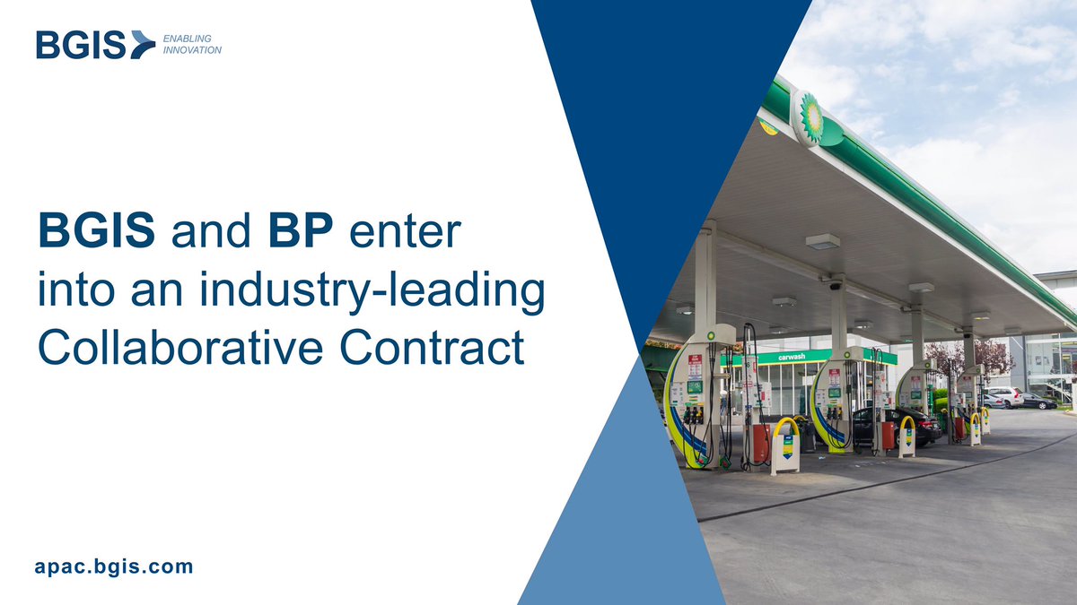 BGISapac's tweet photo. @BGISapac has signed an industry-leading Collaborative Contract with @BP_plc to manage &amp; maintain >350 company owned and operated retail stations across metro, regional and rural Australia. 

#contractaward #enablinginnovation #technicaltradeservices @BGIS_na https://t.co/HUEOJ9eP5w