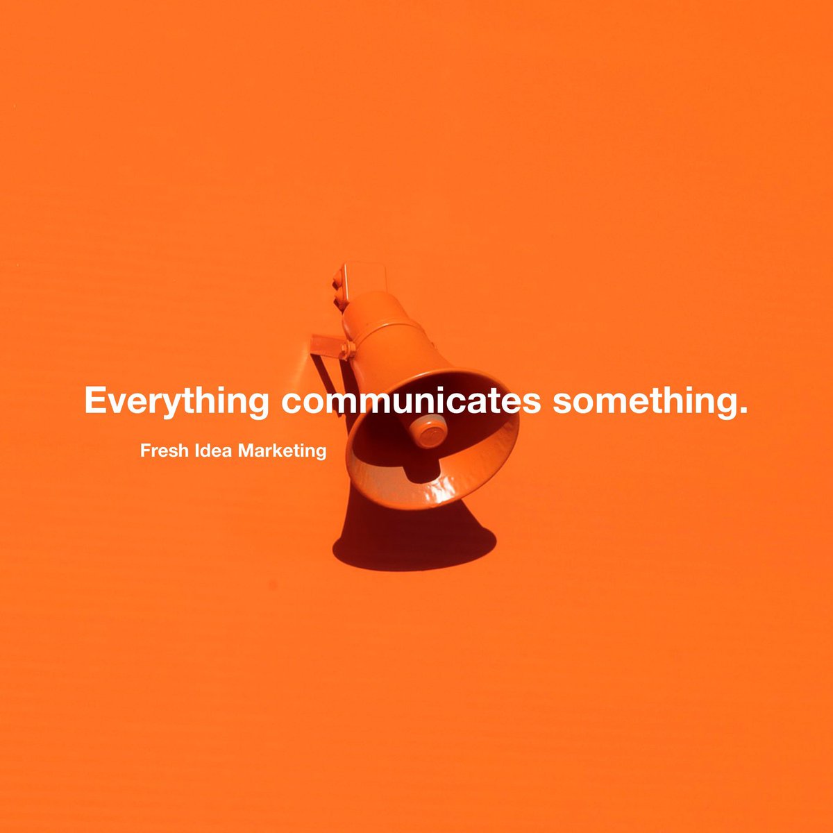 Everything communicates something.

In #marketing, there is no neutral. Every #touchpoint your customer experiences either reinforces or chips away at your #brand.

How can you be sure that every interaction reinforces your brand? Filter every decision through your #corevalues