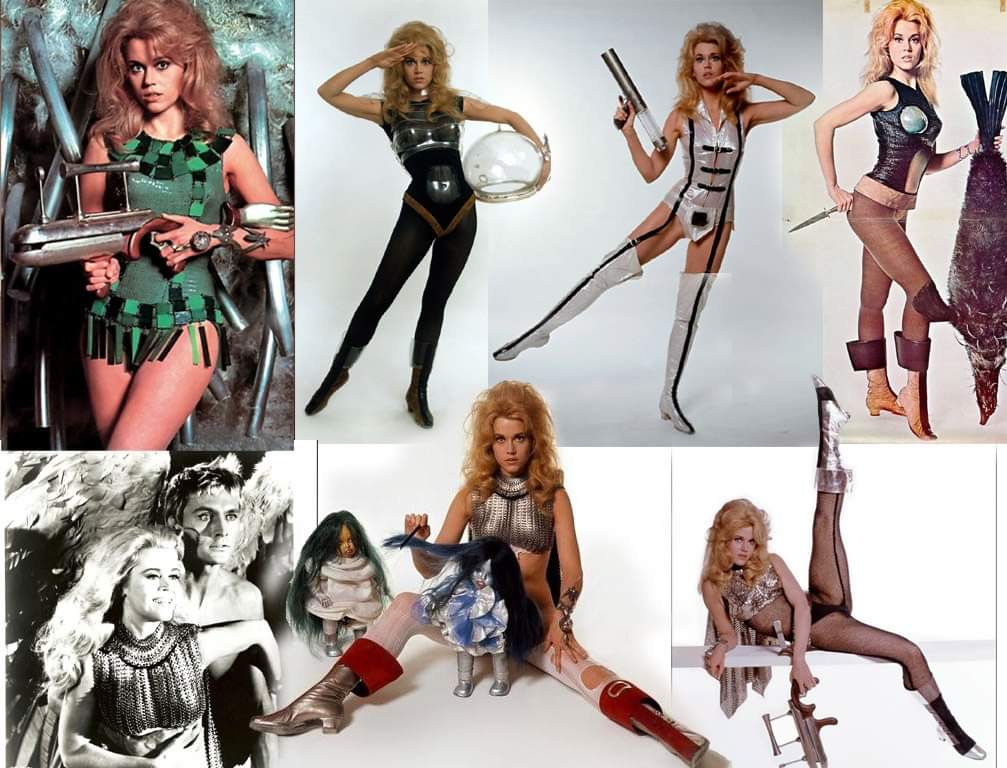 N P G バーバレラ 私も先月たまたま観たんですけど ジェーン フォンダはホント可愛いですなあ ヴァディム監督が見せびらかしたくなるのも仕方なし 笑