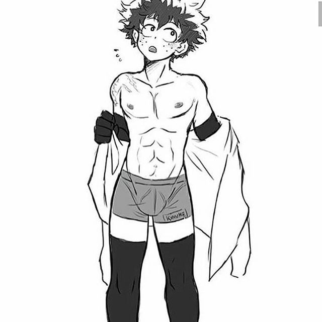 "I hope nobody minds but this is what's under my hero outfit"