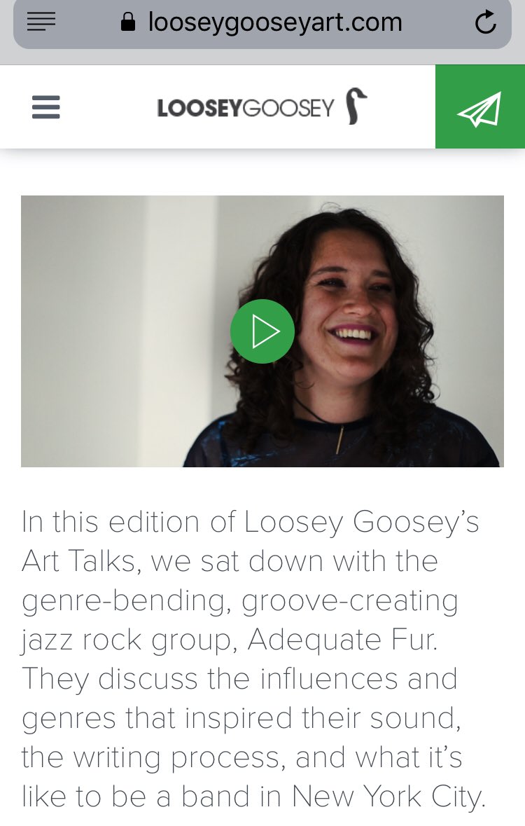 Did a sweet lil’ Interview w/ <a href="/LooseyGooseyArt/">Loosey Goosey</a> 💫 #adequatefur