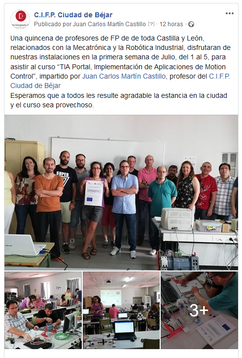 fpbejar's tweet photo. Formación en el Centro Integrado de FP "Ciudad de Béjar"
@CadenaSERBejar @bejar @aytobejar  @aytobejar https://t.co/rBeVIgSNh0