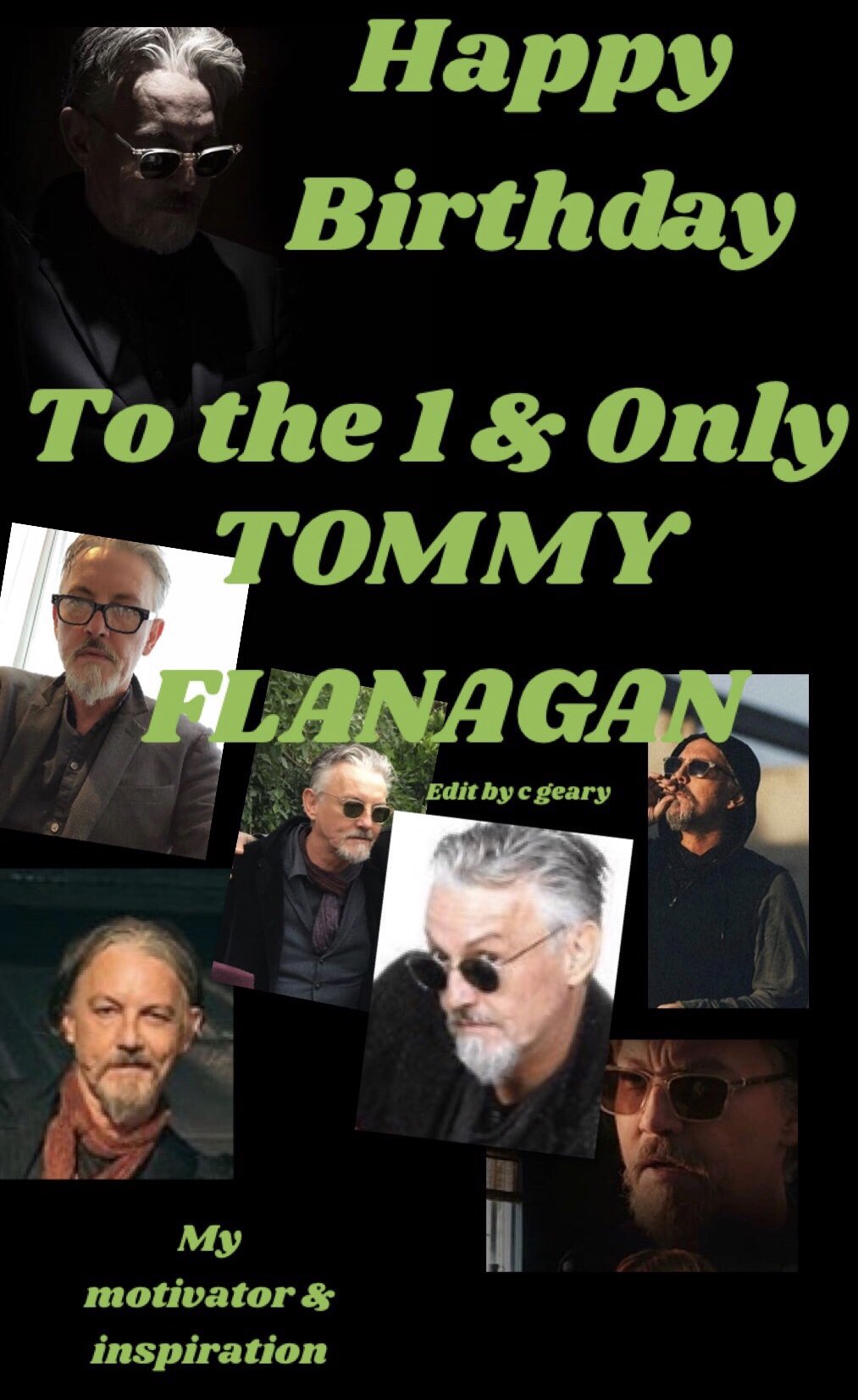 Happy Birthday to one of my motivating inspirers - the one - the only - awesome - Tommy Flanagan 