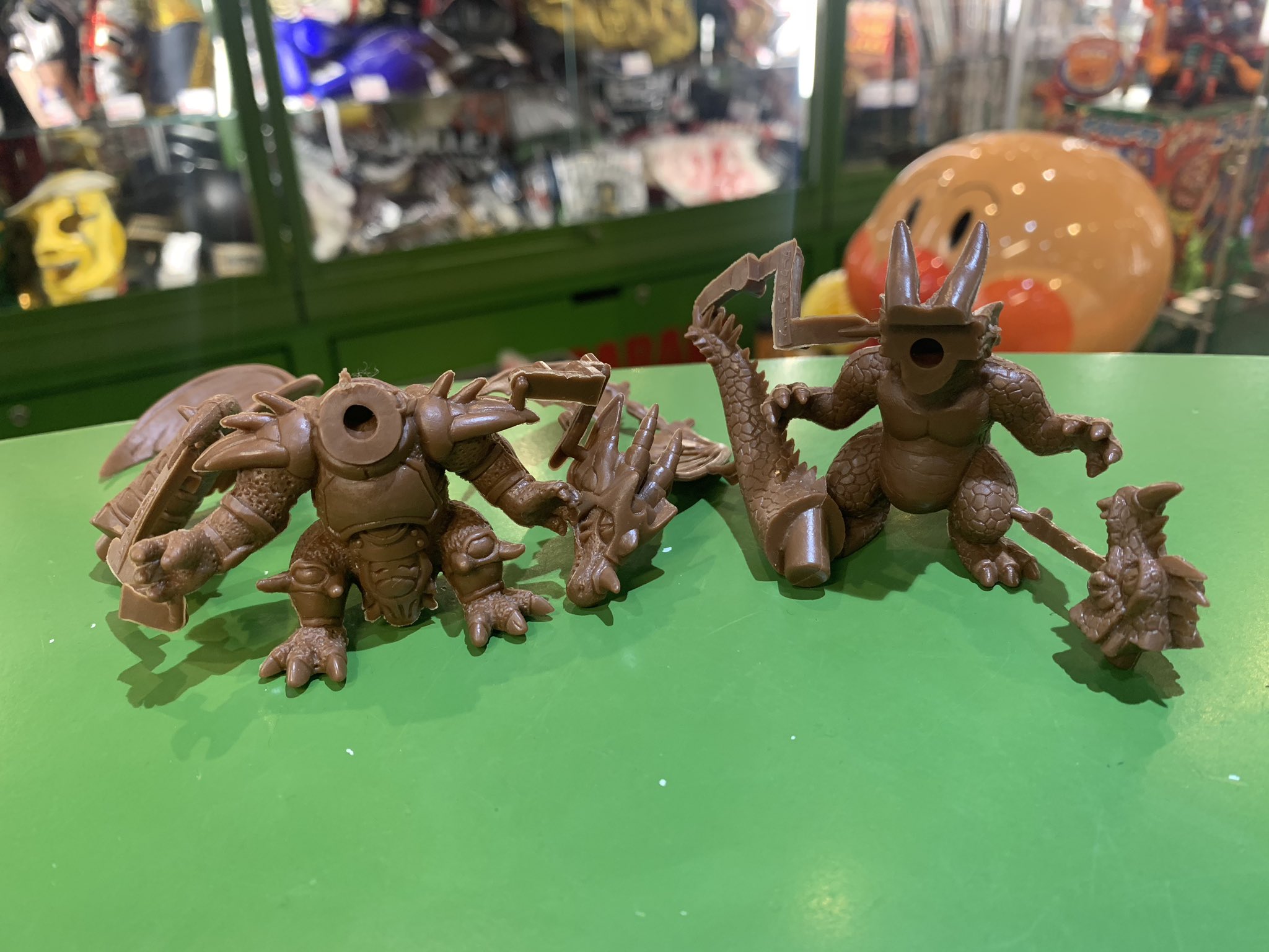 当時物】甲竜伝説 ヴィルガスト 消しゴム ガイドブック付 フィグ88体