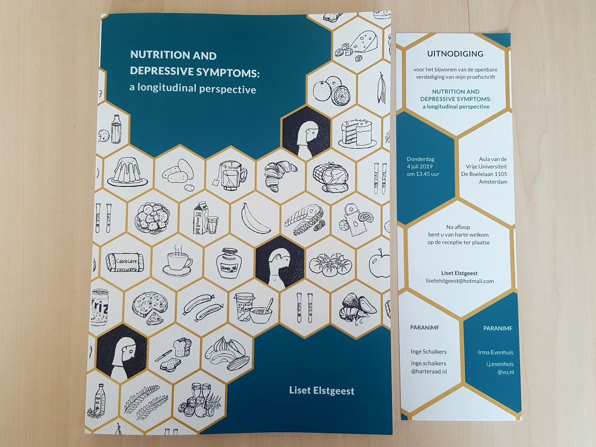 PsychRes's tweet image. Liset Elstgeest researched the relationship between #nutrition and #depressivesymptoms. She will defend her #thesis on July 4th @VUamsterdam (De Boelelaan 1105 Amsterdam, 13:45 pm)!