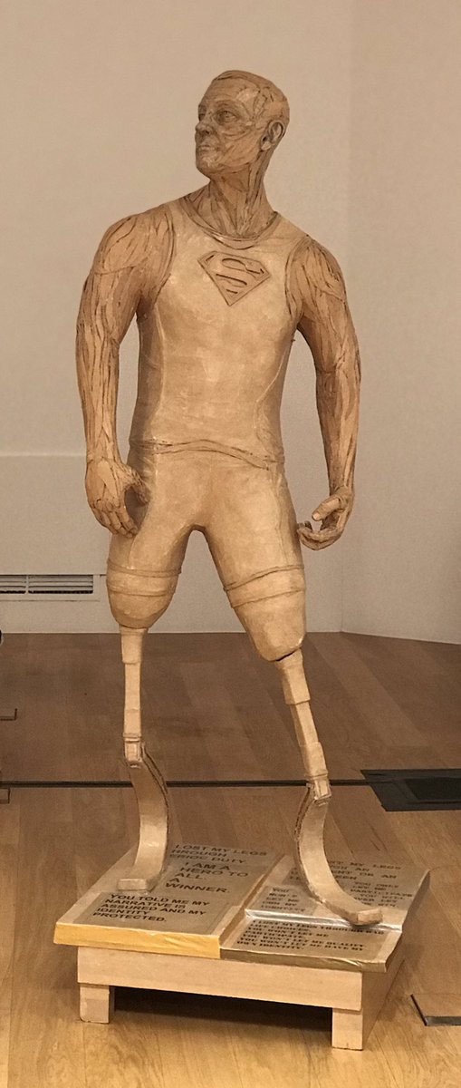 pasccalproject's tweet photo. Come and see ‘Meet the Superhumans! Putting them on a pedestal’ sculpture by James Lake at #bodypartsAHRC at Asia House between 10am and 6pm today, tomorrow and Friday!

For more information about James’s work take a look at https://t.co/CQf2UV92v4 https://t.co/jZNdhOJjIc
