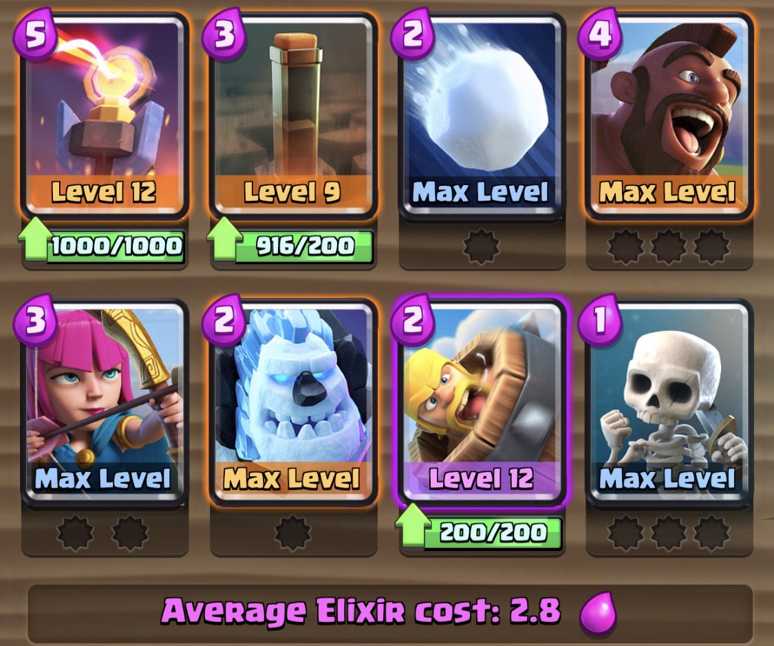 WoodyTalks's tweet image. Just landed 50 Gems from @ClashRoyale Fisherman's Catch! Here's the deck I used to beat it on my first try and the one deck that beat me. 🙈