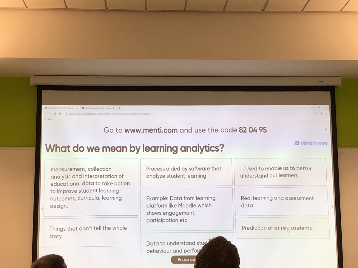 sarahknight's tweet image. Interesting to see the different views on what we mean by leaning analytics #TLConf19 #learneranalytics