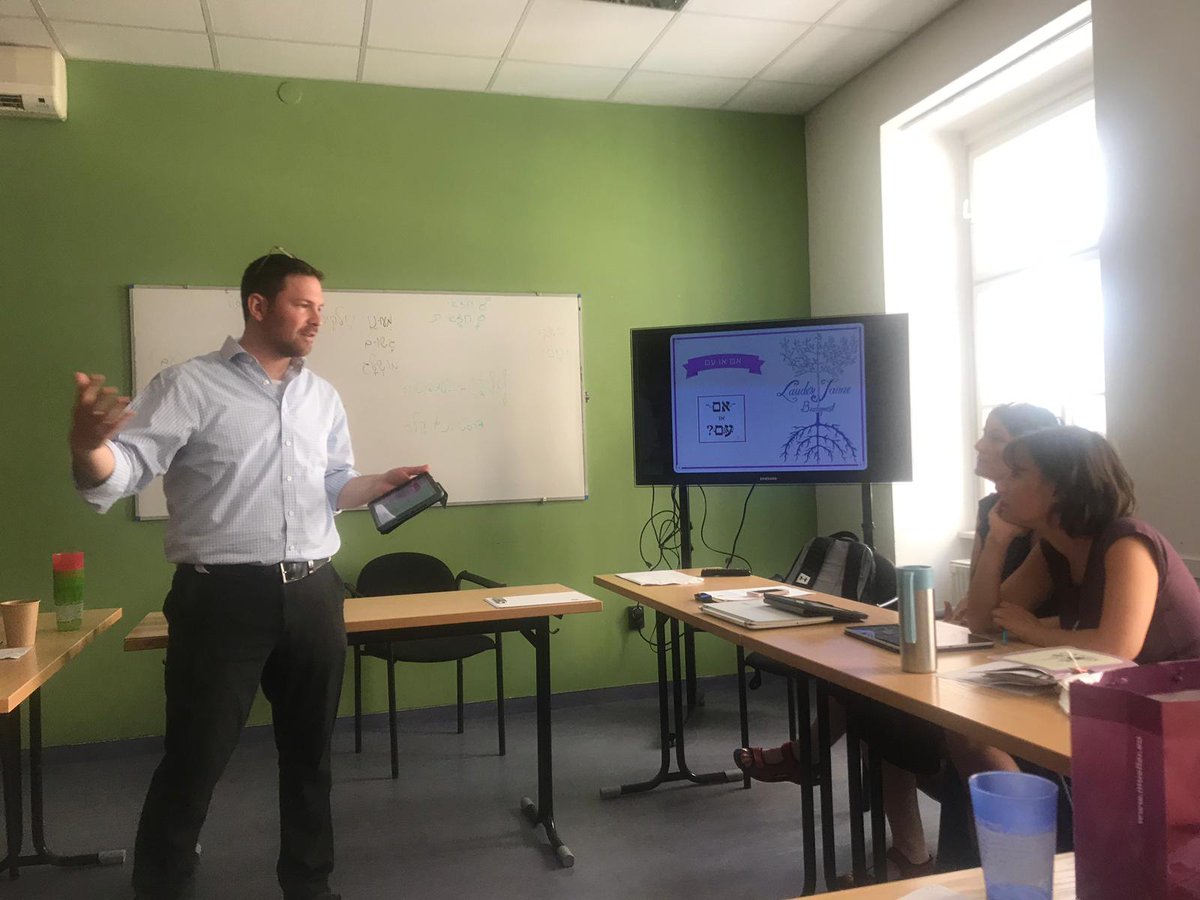 JewishInteract's tweet photo. We are proud to say that the teachers and staff of @lauderiskola Budapest are now professionally in #JiTap!
It was great training with you all! https://t.co/xRIlV04S2t