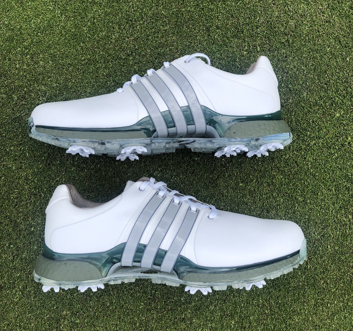 BRGolf26's tweet photo. Thanks to the guys at @adidasGolf for the new Open LTD Edition Tour 360 XT Shoes 

You will see these LTD edition shoes in use during the @TheOpen @royalportrush 🇮🇪 ☘️ 

#HereToCreate #TeamAdidas #BRGolf #Tour360XT https://t.co/Tp0kiDw6na
