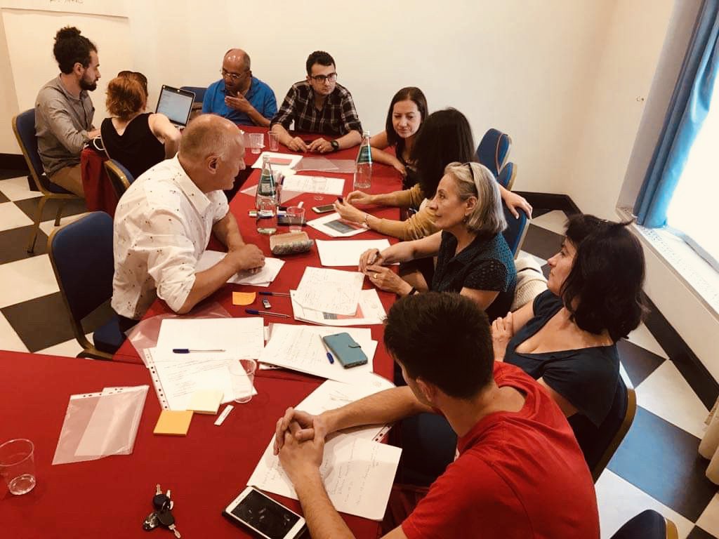 MineVagantiNGO's tweet photo. #MineVagantiNGO #MVNGO hosted the #CRN coordinated #Project #Meeting of the #KA2 #Vet #ErasmusPlus #LanguagesForEuropeanNicheTourism #LENT with a #Consortium of #7Partners from #Germany #Greece #UK #Turkey #Portugal #Spain.
#IntellectualOutputs like an #APP on #Tourism #Language https://t.co/ppLtMGo1LC